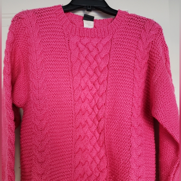 Mistral 100% wool sweater in pink size S - Picture 3 of 15